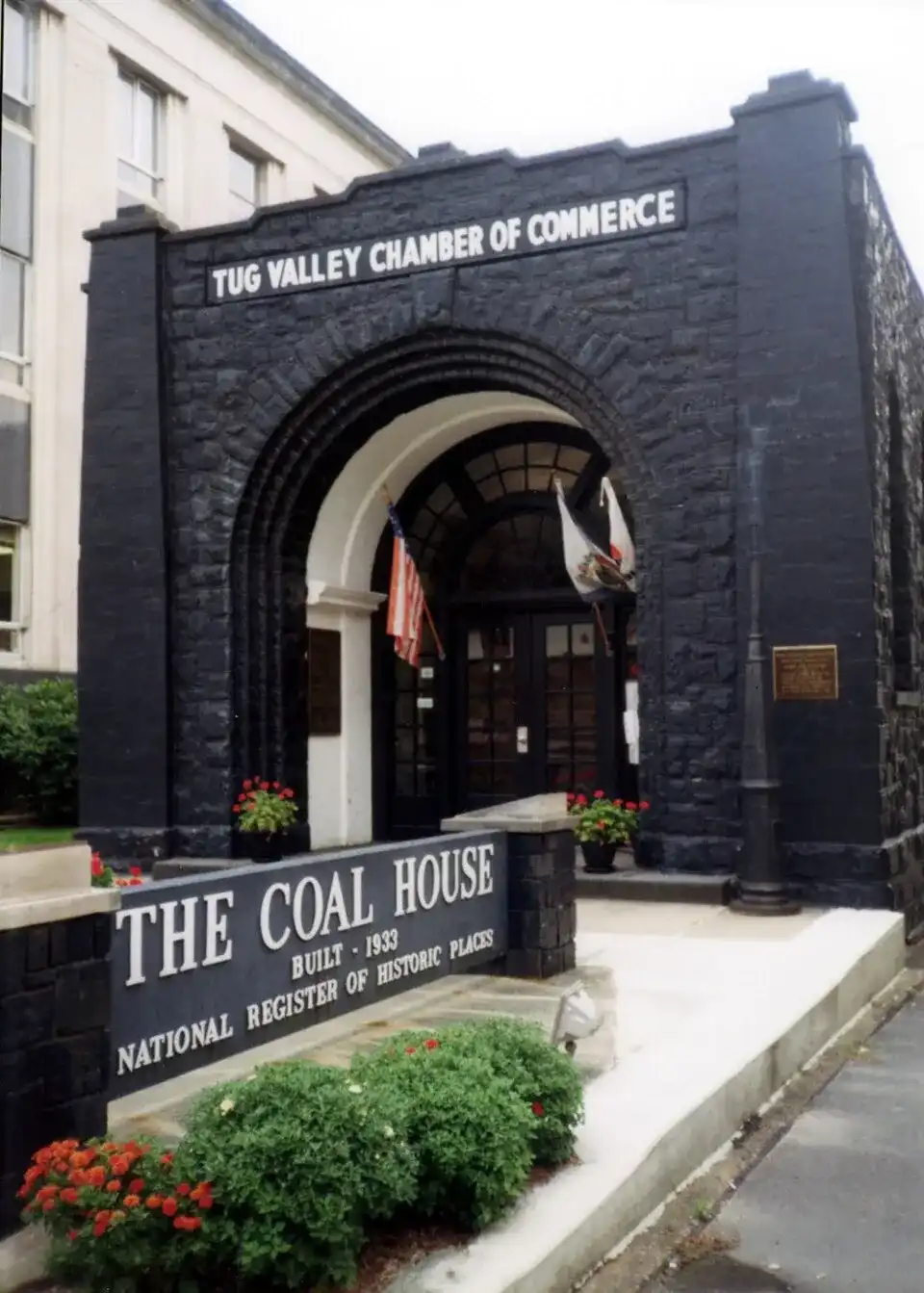 The Coal House in Williamson, the county seat, was built in 1933 from 65 tons of coal, the idea of the Norfolk & Western Railway's superintendent of fuel mines.