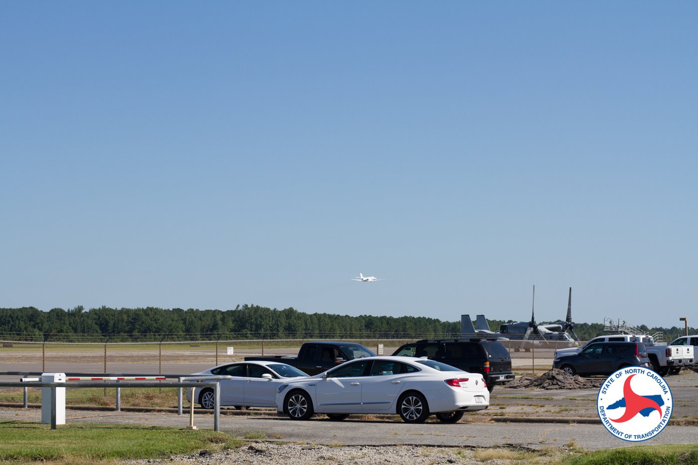 The airstrip at Global TransPark near Kinston, North Carolina. A $400 million facility on the coastal plain.